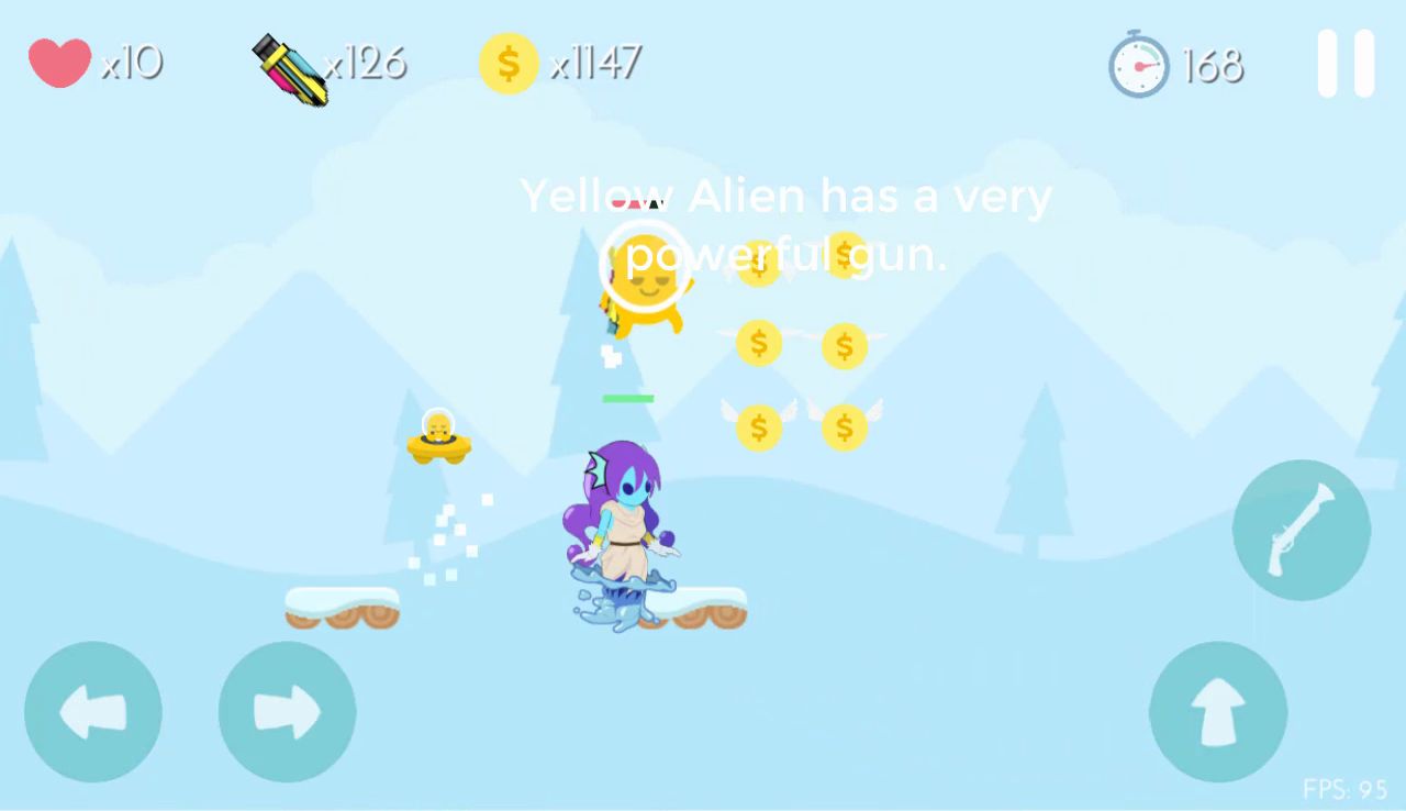 外星人冒险游戏模板