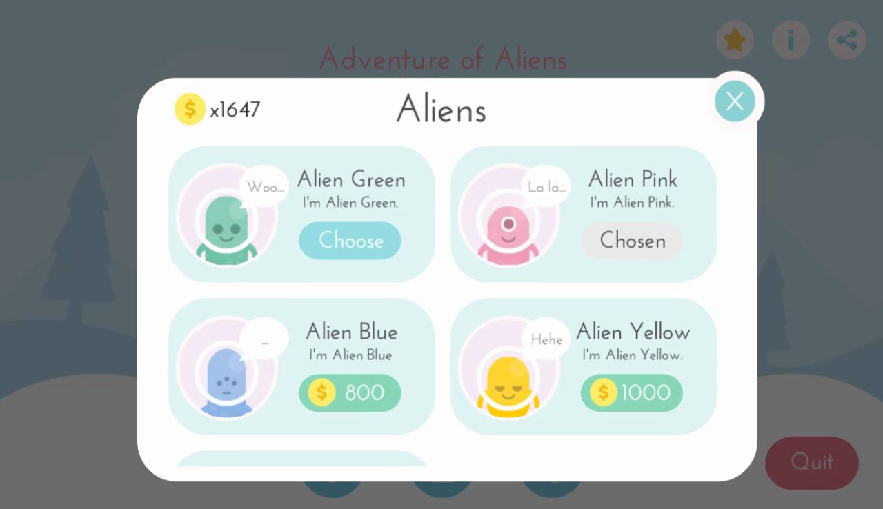 外星人冒险游戏模板