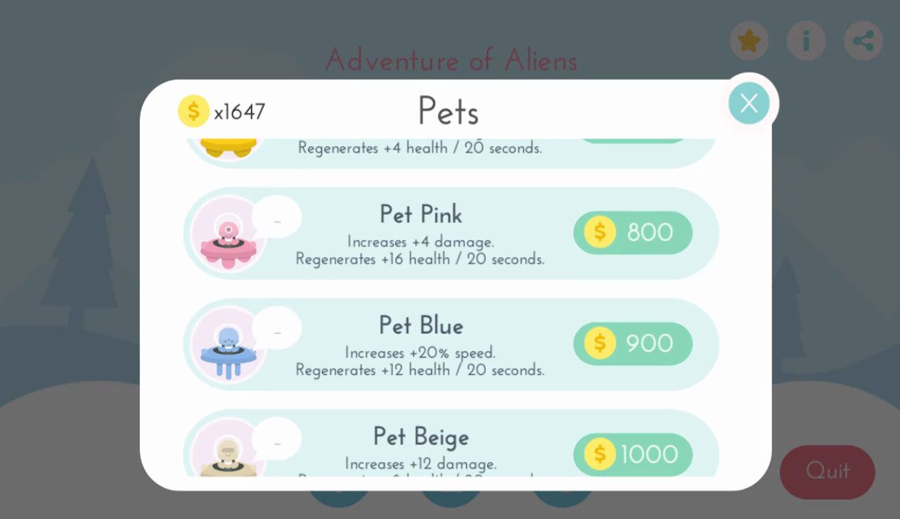 外星人冒险游戏模板