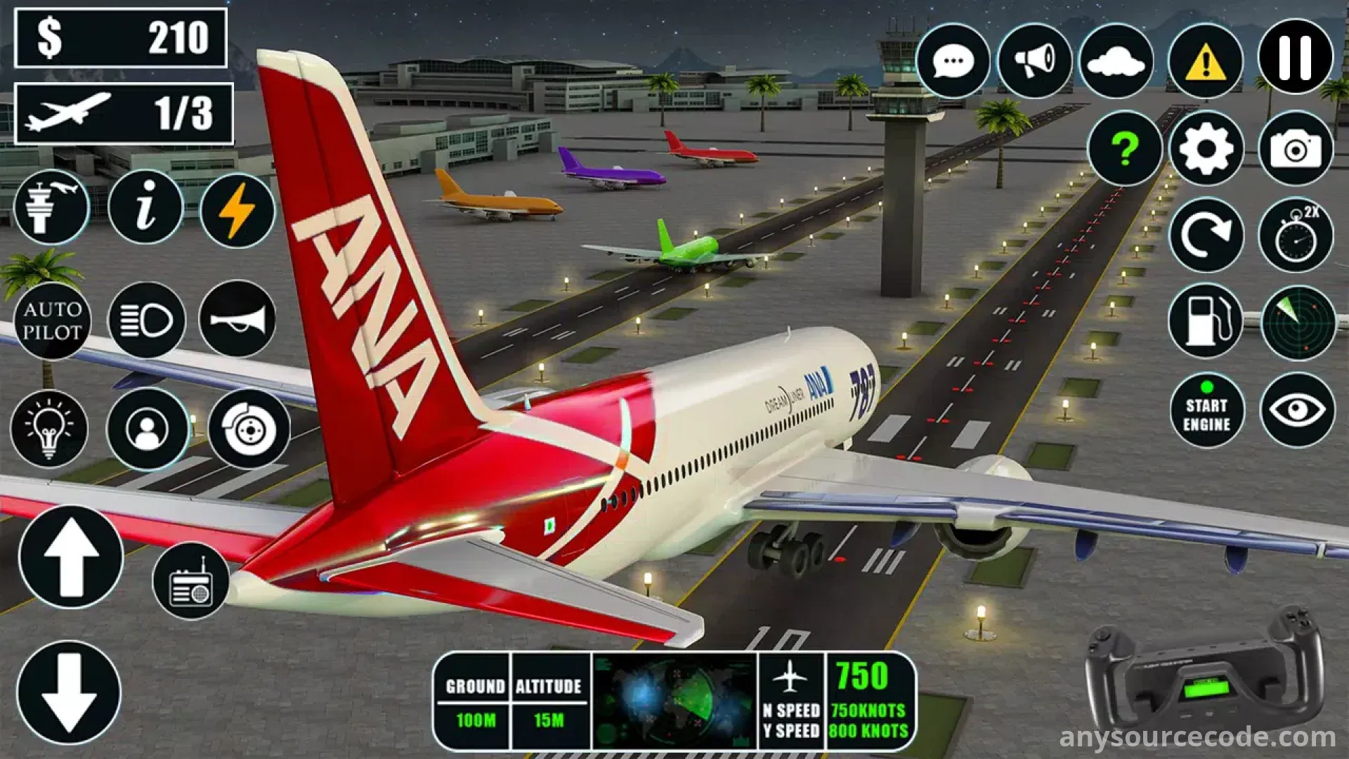 飞机模拟飞行游戏