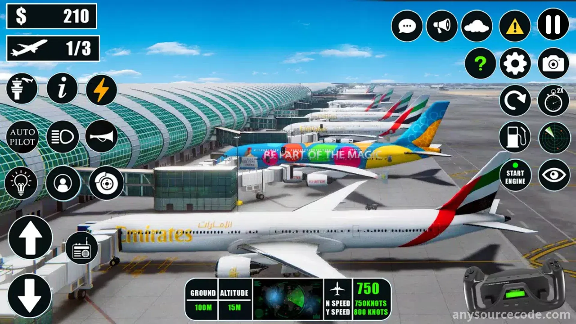 飞机模拟飞行游戏