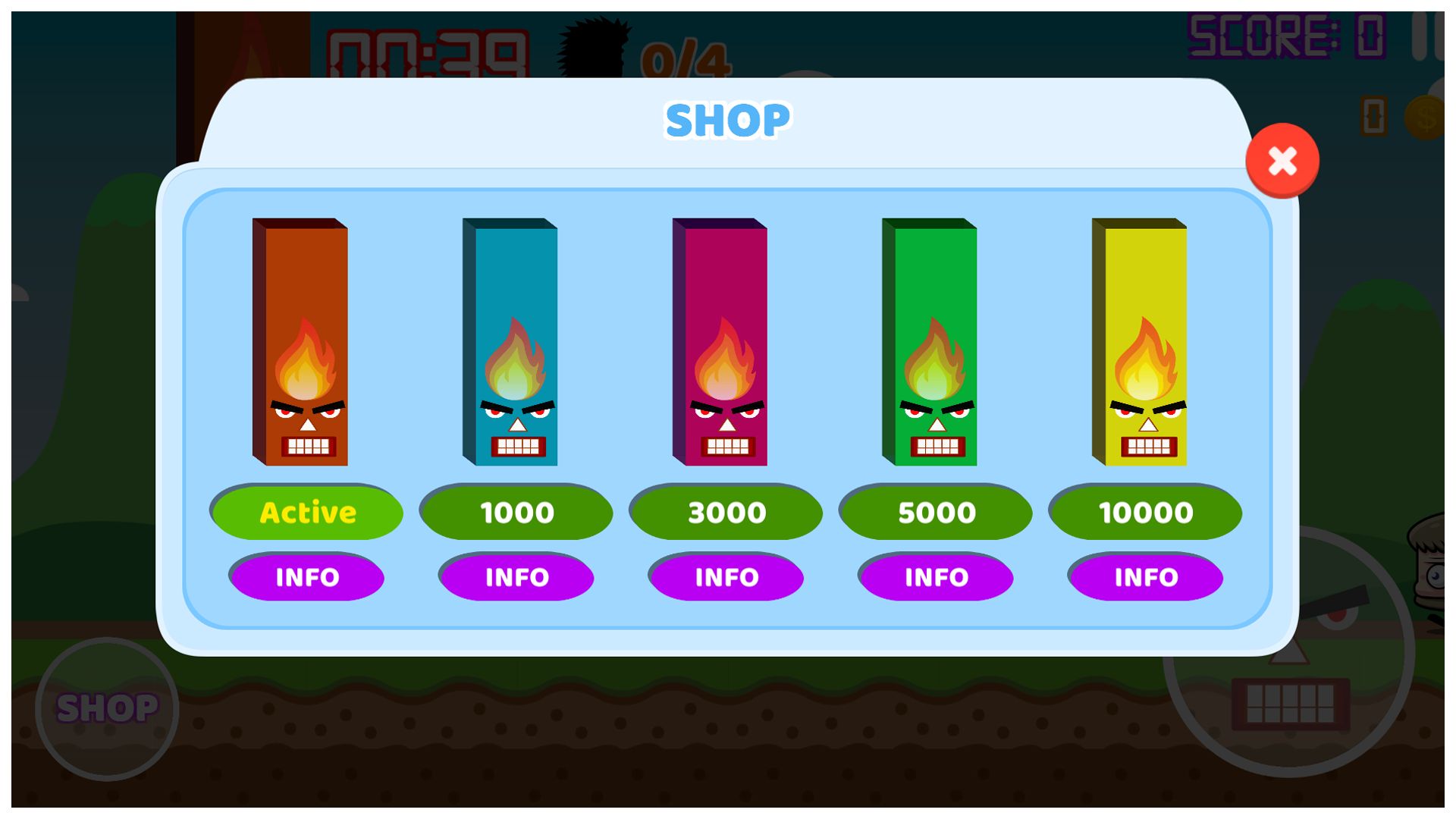 愤怒方块棒趣味游戏模板