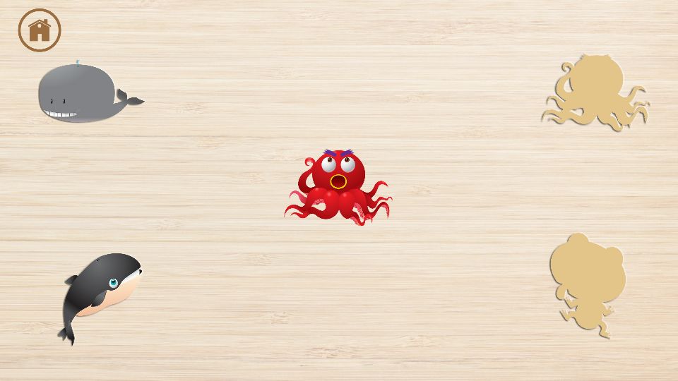 儿童动物拼图游戏