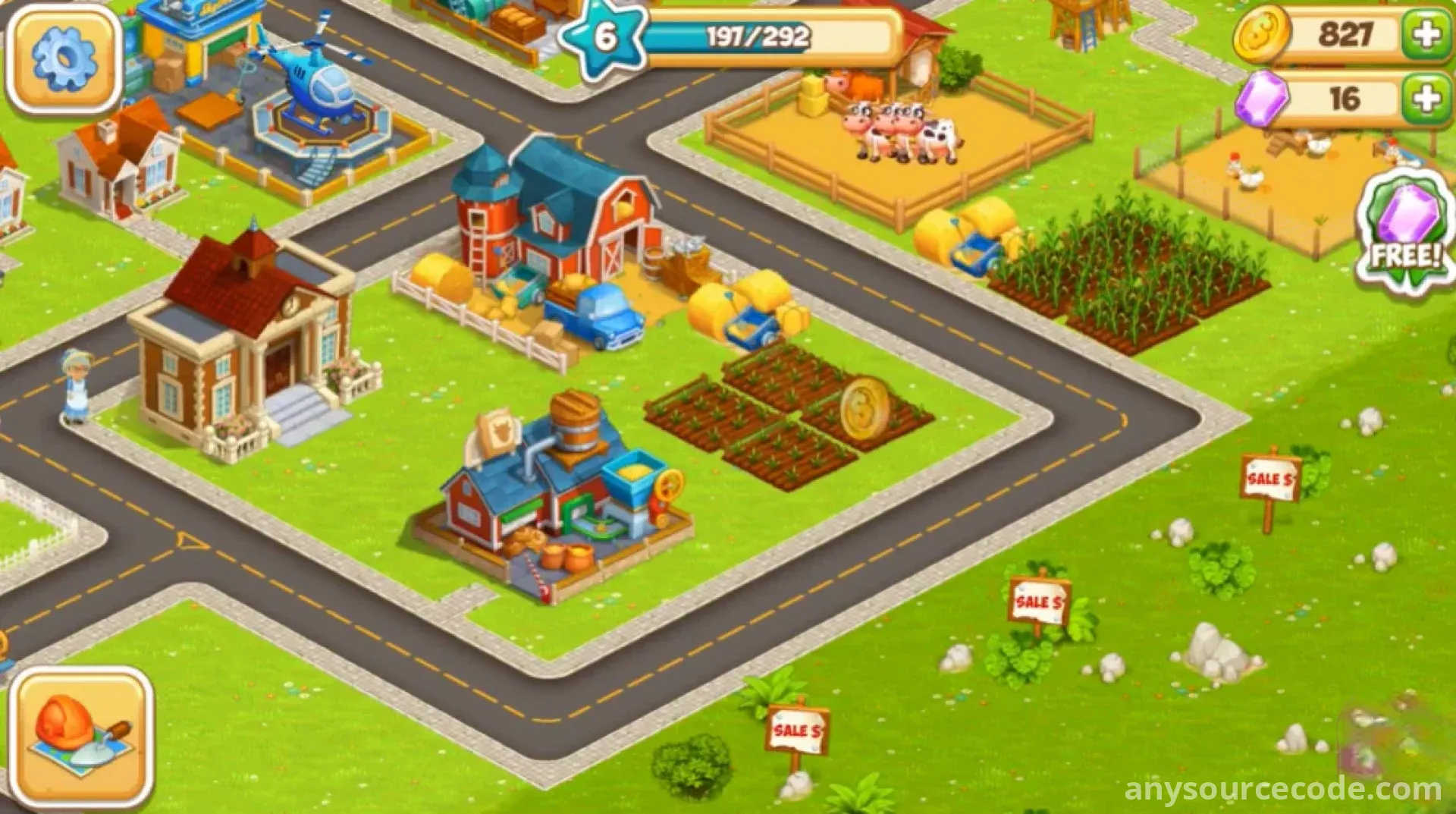 动画小镇2 | 卡通城市2农场游戏