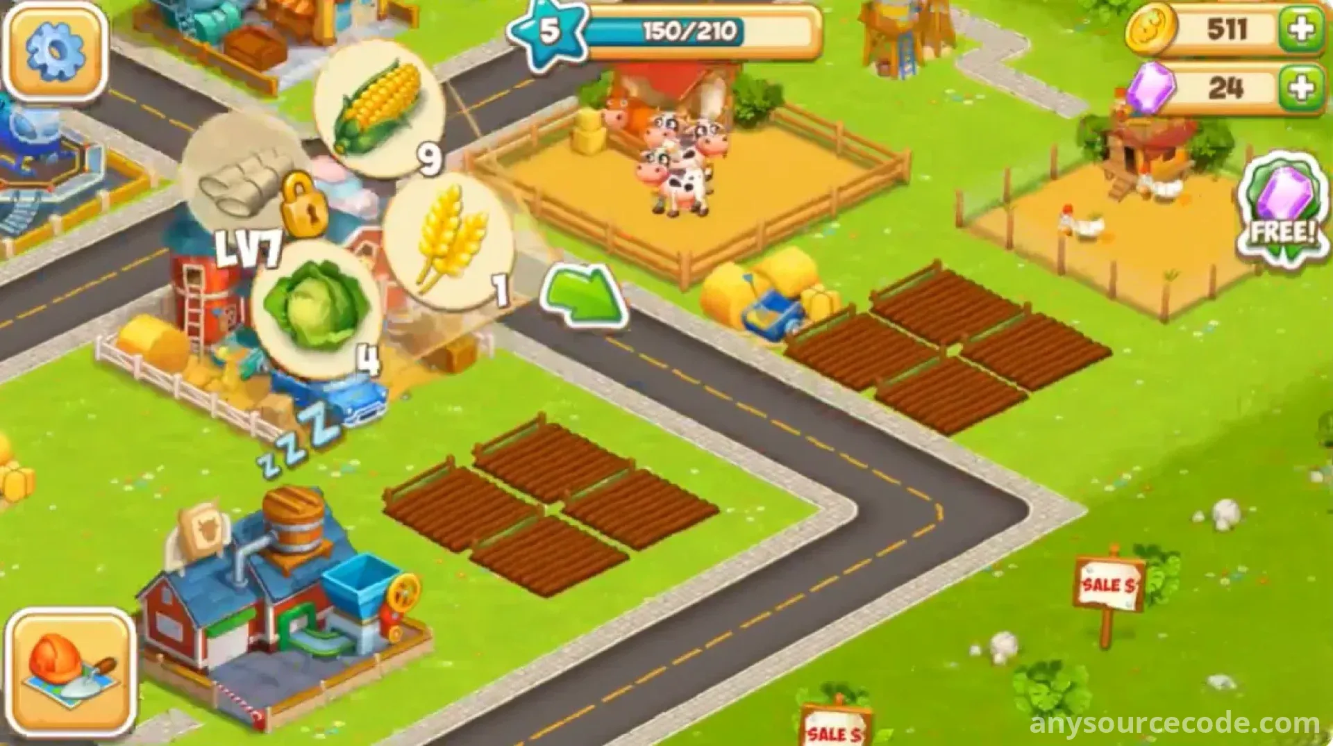 动画小镇2 | 卡通城市2农场游戏