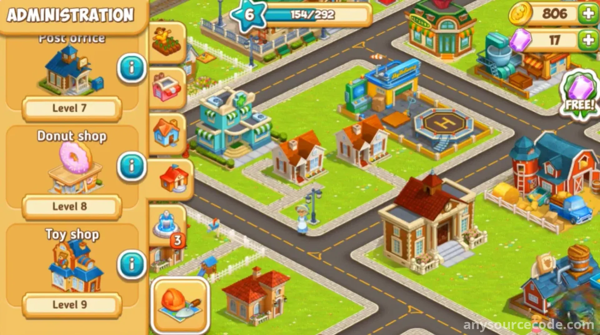 动画小镇2 | 卡通城市2农场游戏