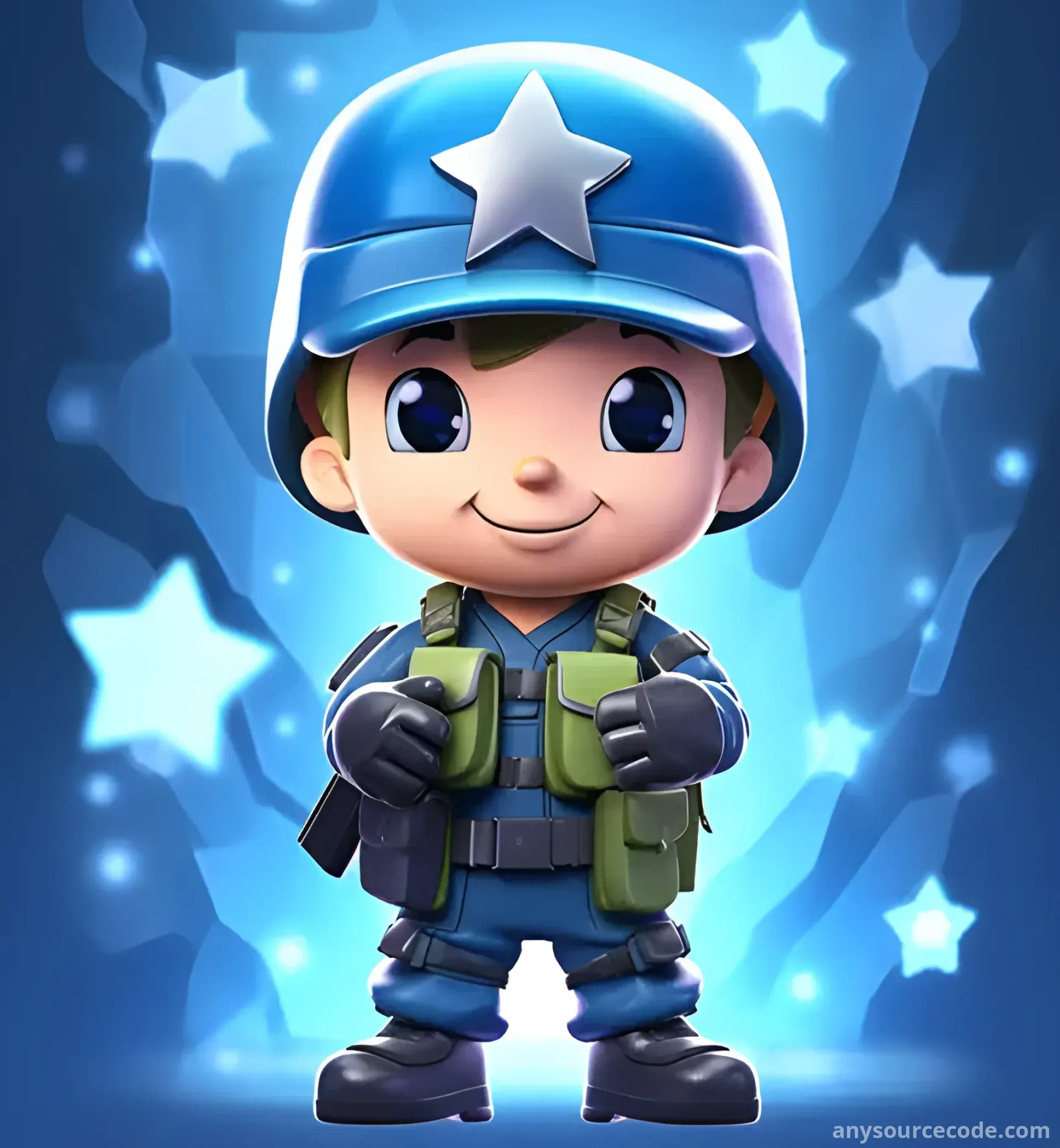 3D陆军奔跑：人群对战