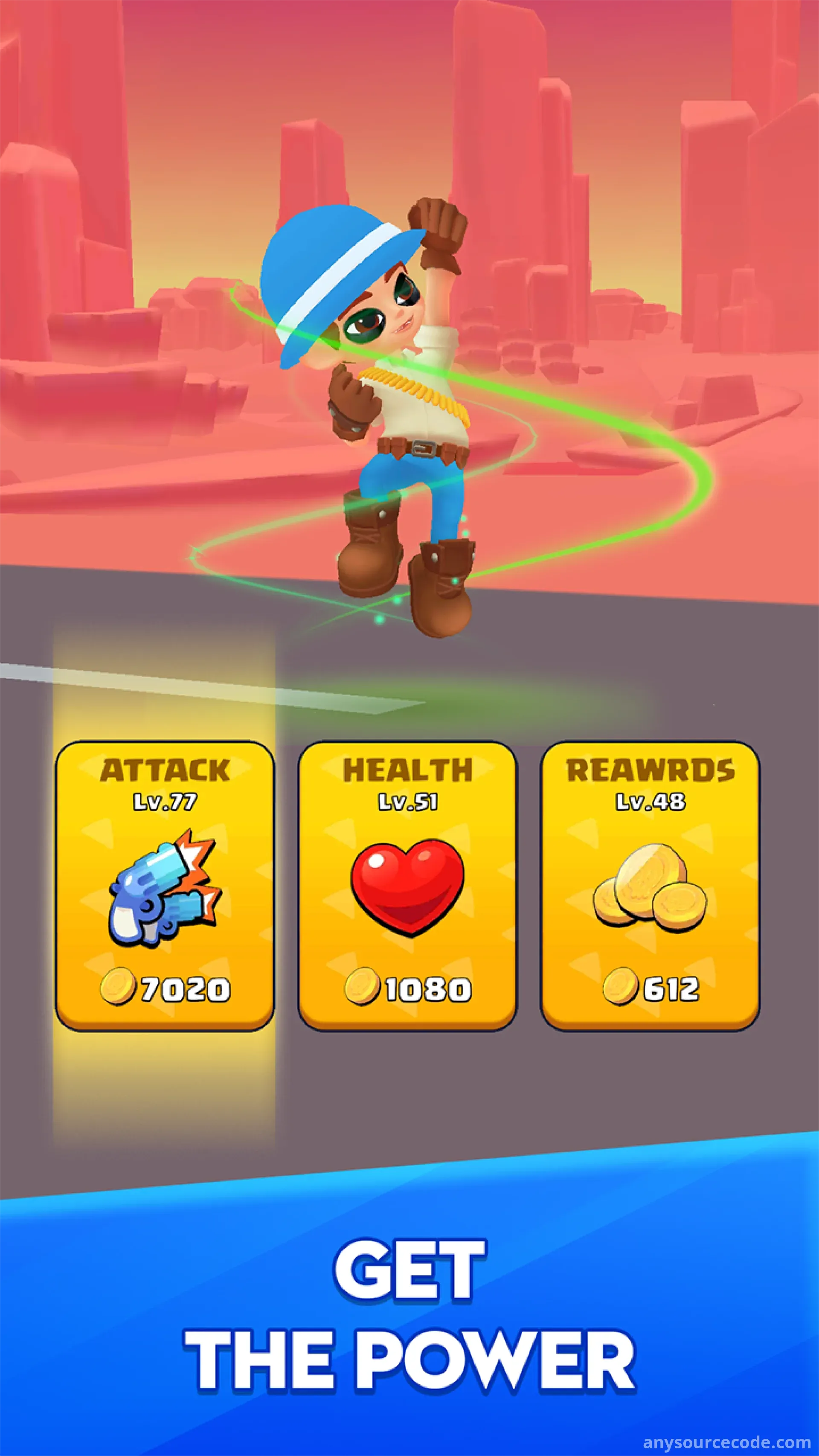 3D陆军奔跑：人群对战