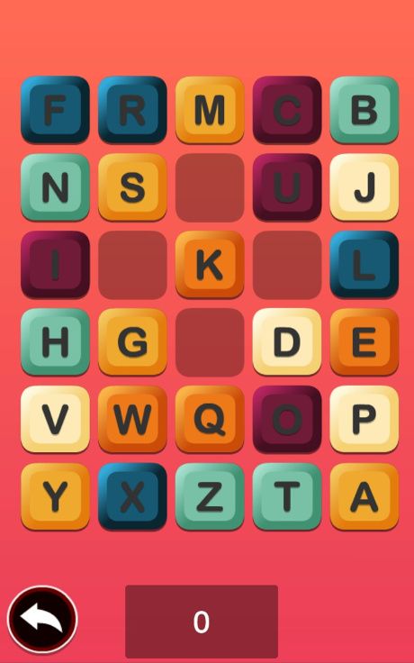 正确排列字母游戏模板