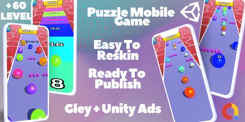 《弹珠奔跑2048益智手游》