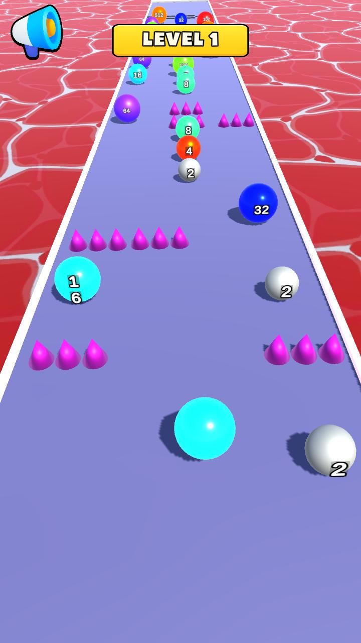 《弹珠奔跑2048益智手游》