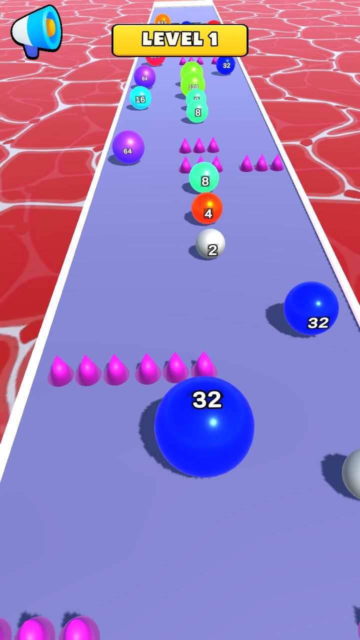 《弹珠奔跑2048益智手游》