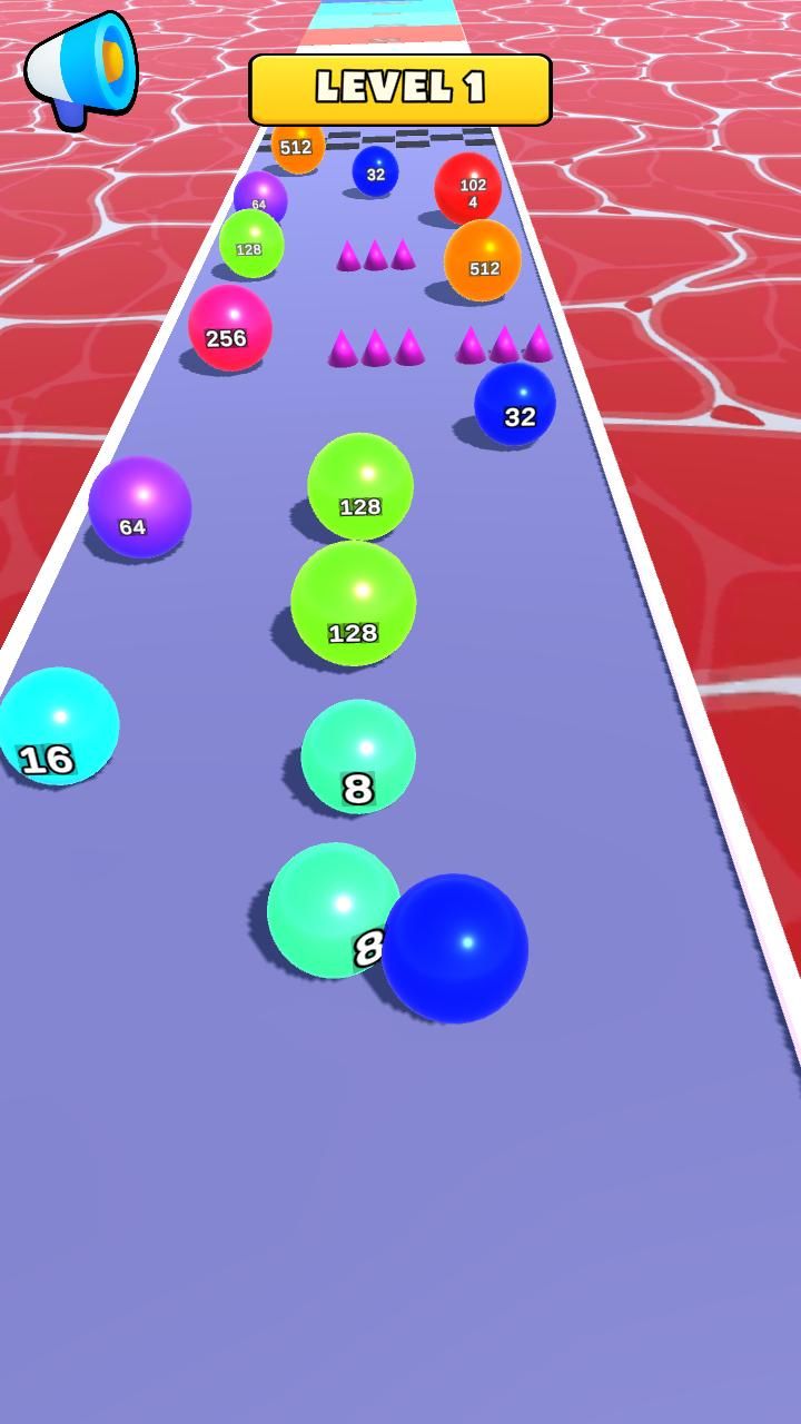 《弹珠奔跑2048益智手游》