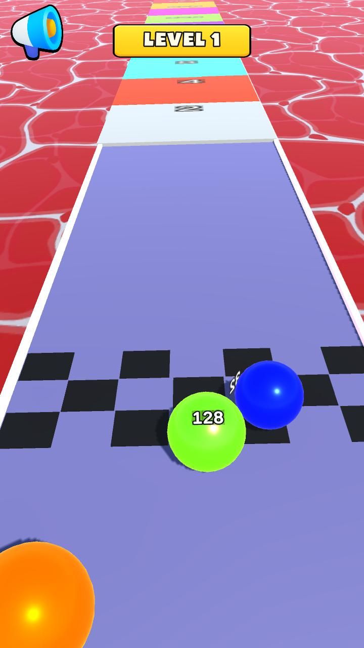 《弹珠奔跑2048益智手游》