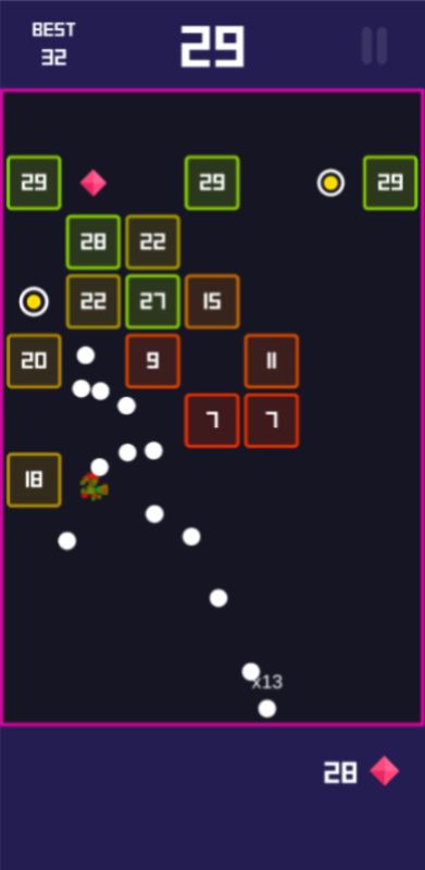 带广告的弹球谜题