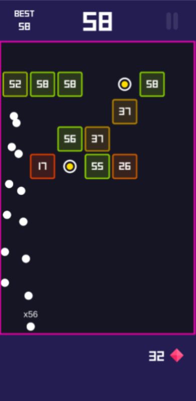 带广告的弹球谜题