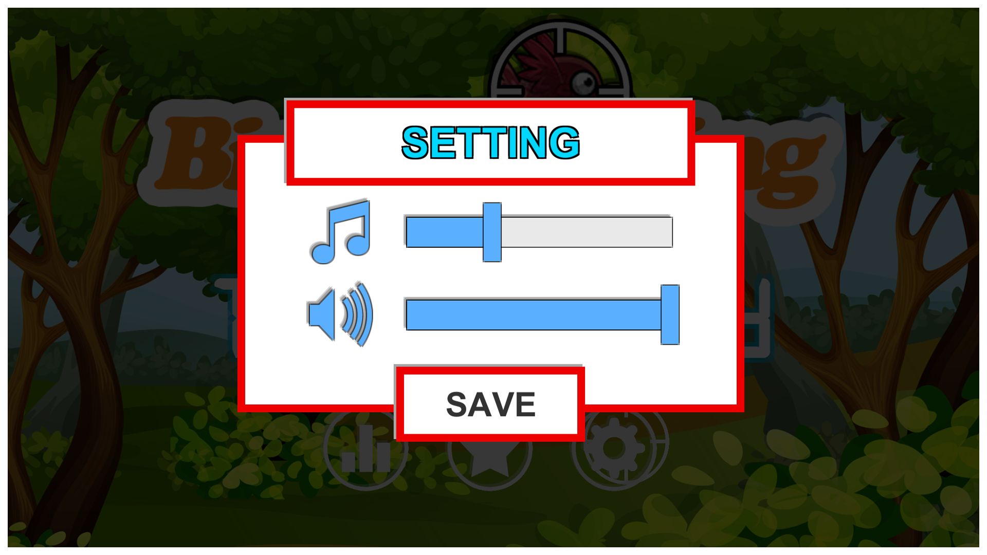 鸟类射击游戏模板