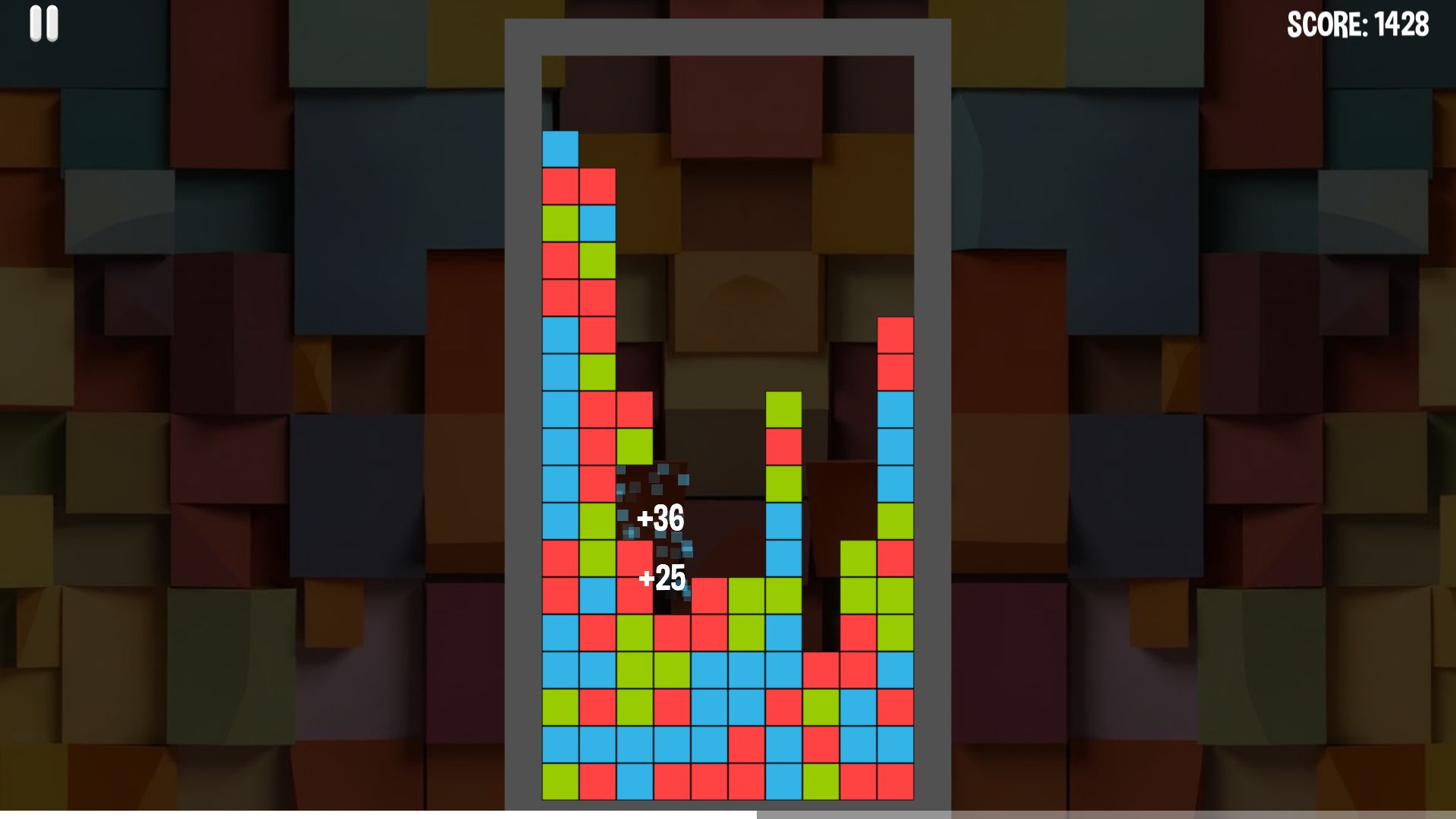 爆破方块益智游戏