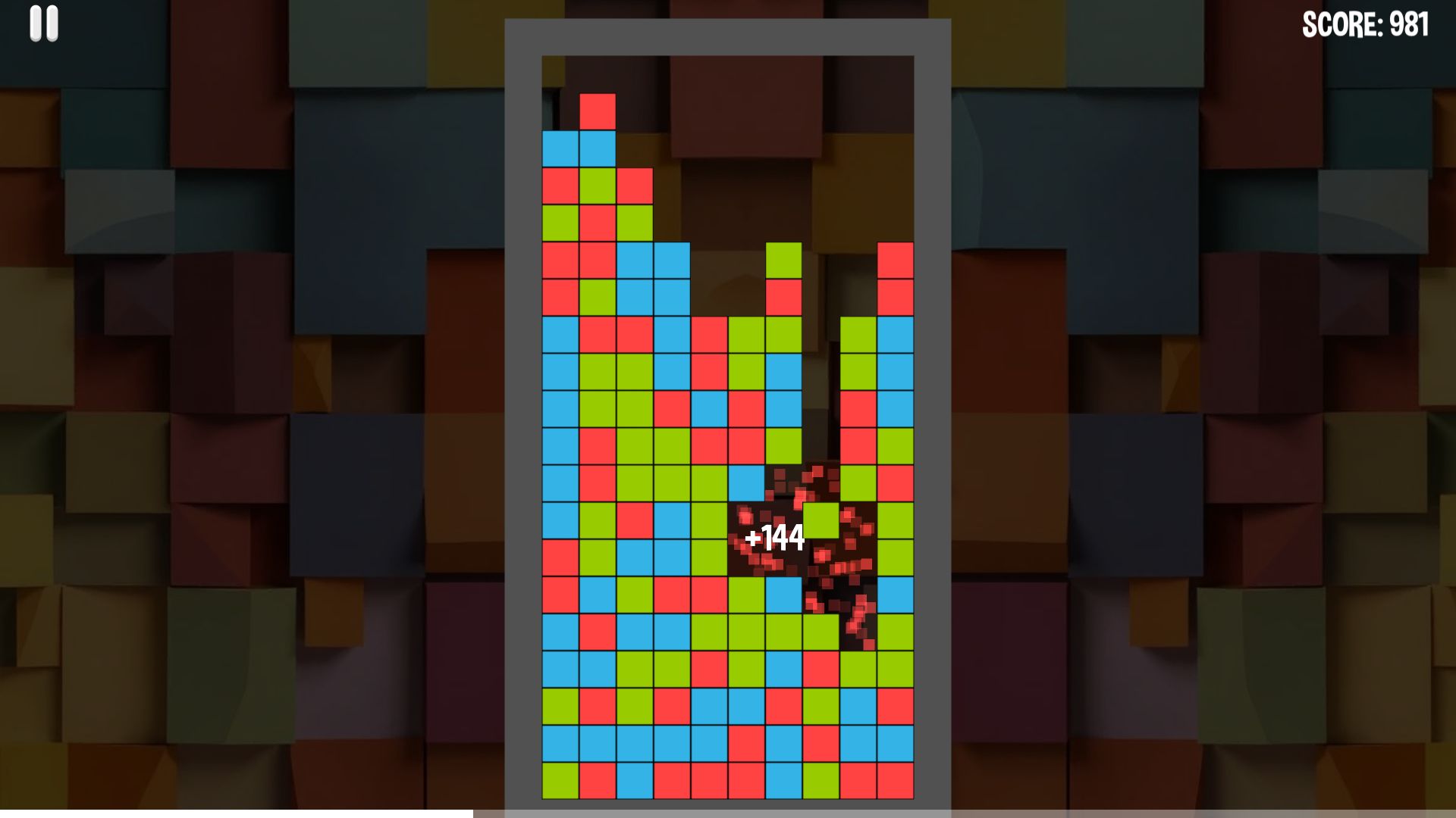 爆破方块益智游戏