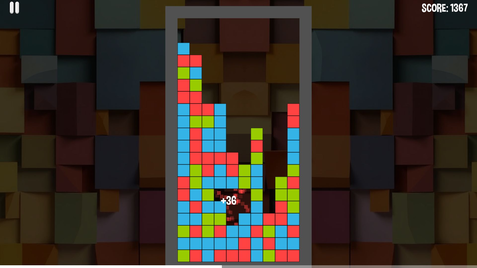 爆破方块益智游戏