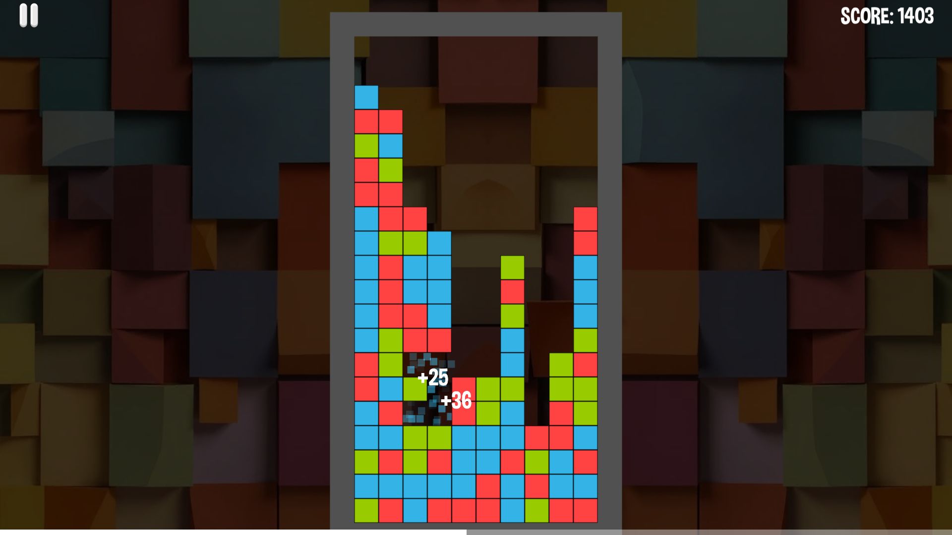 爆破方块益智游戏