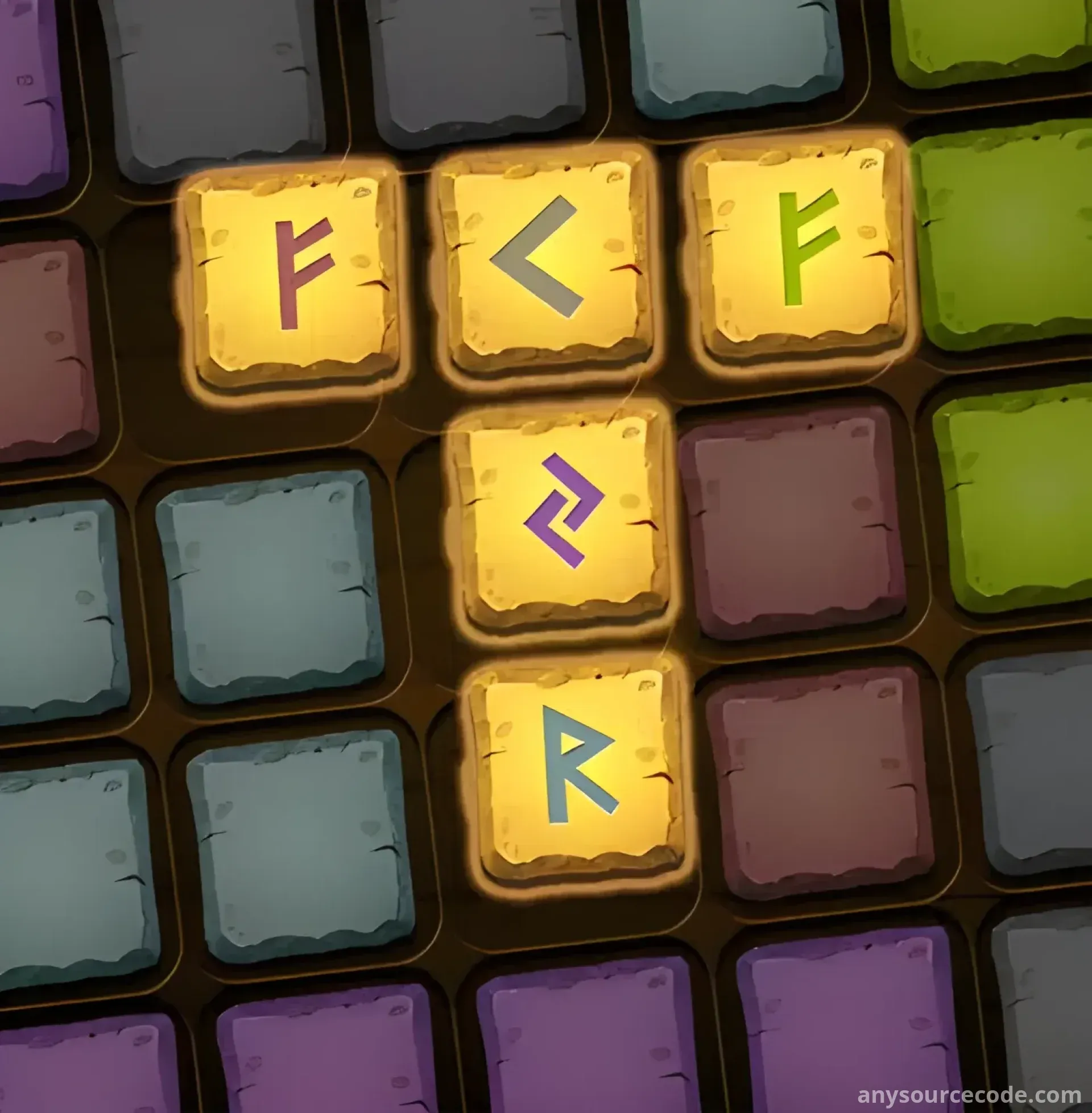 方块弹珠：经典方块宝石谜题