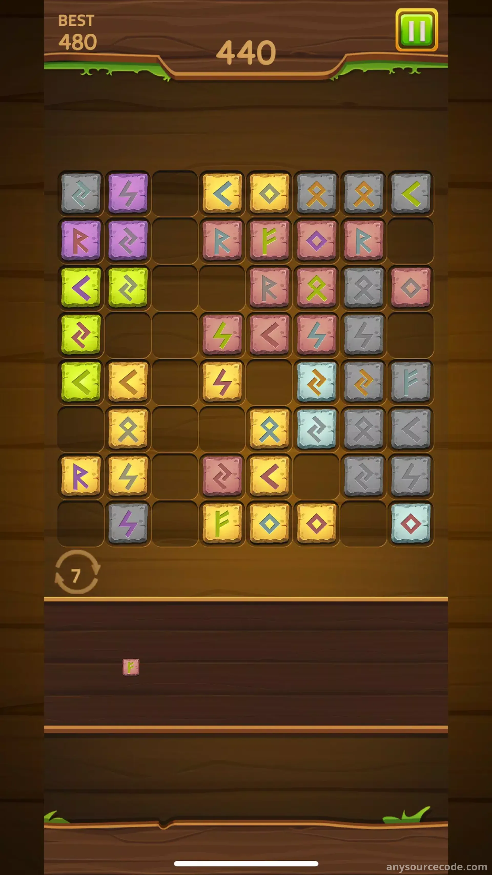 方块弹珠：经典方块宝石谜题