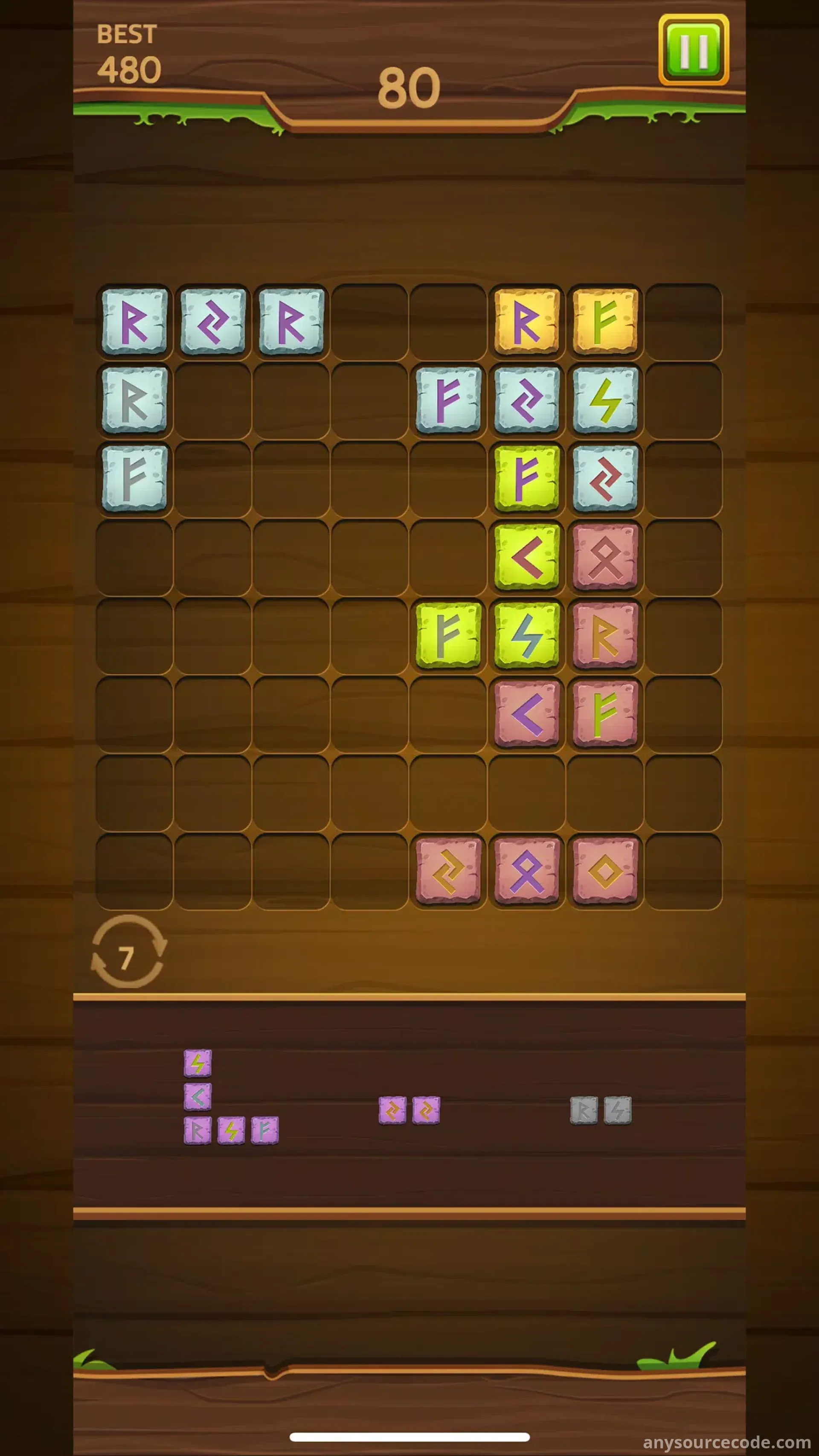 方块弹珠：经典方块宝石谜题