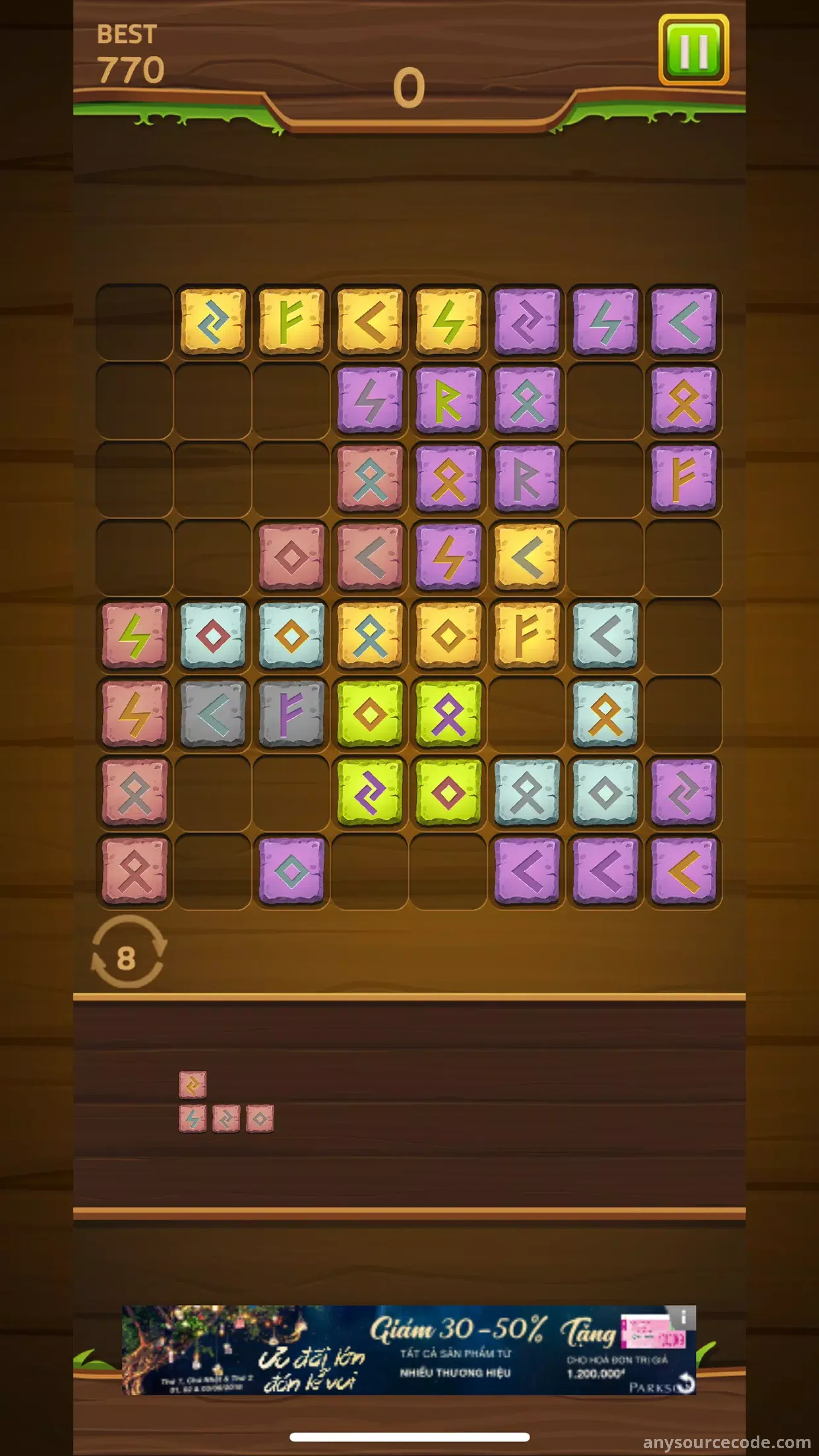 方块弹珠：经典方块宝石谜题