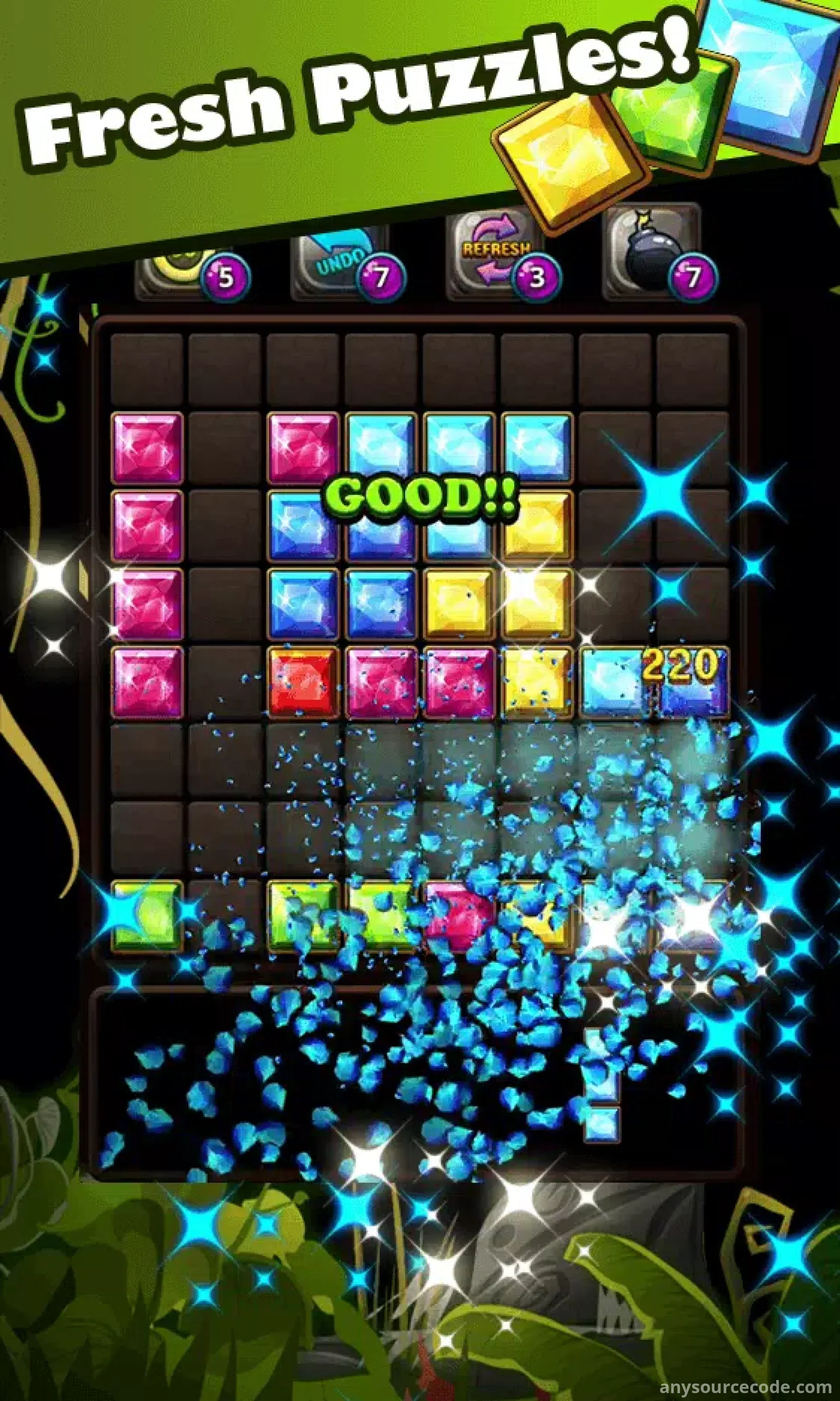 宝石多人方块拼图