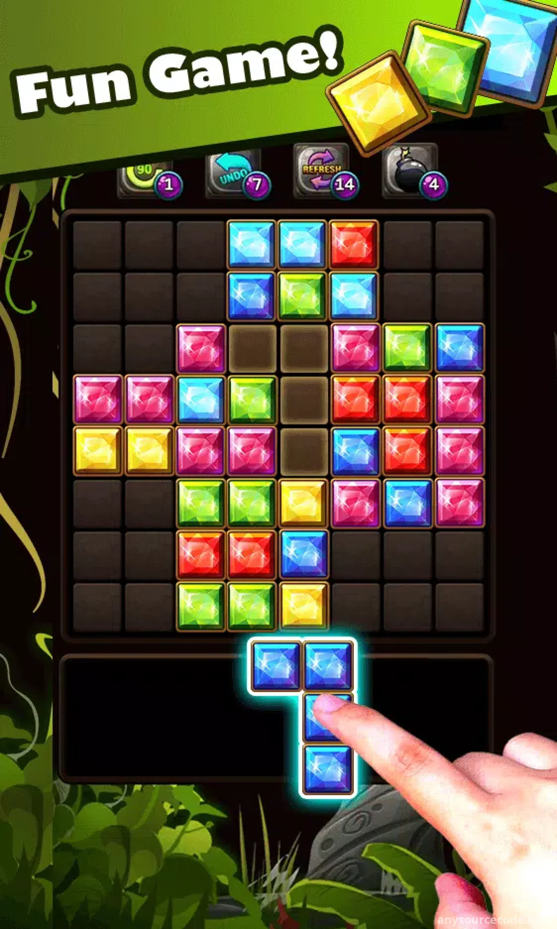 宝石多人方块拼图