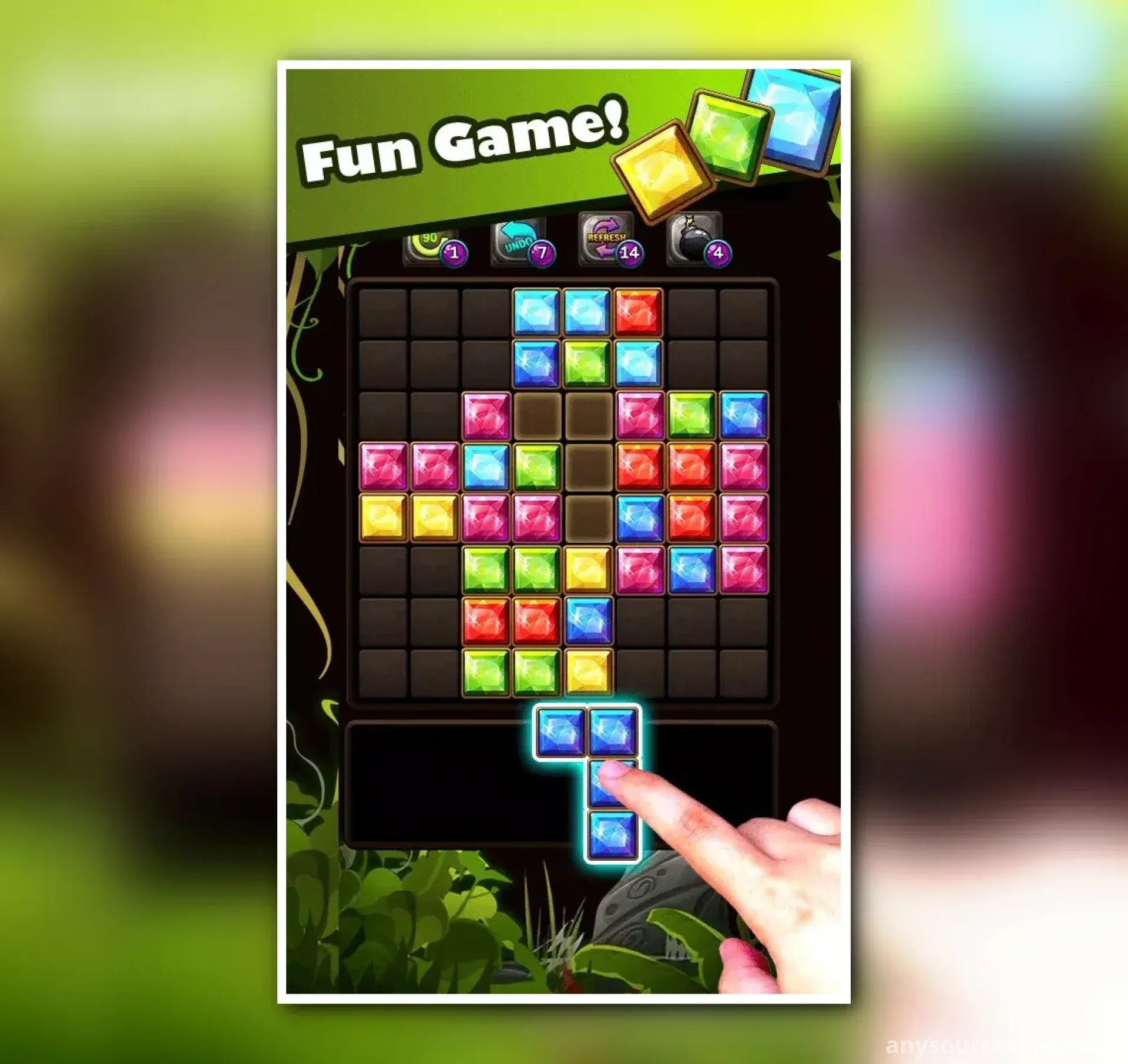 宝石多人方块拼图