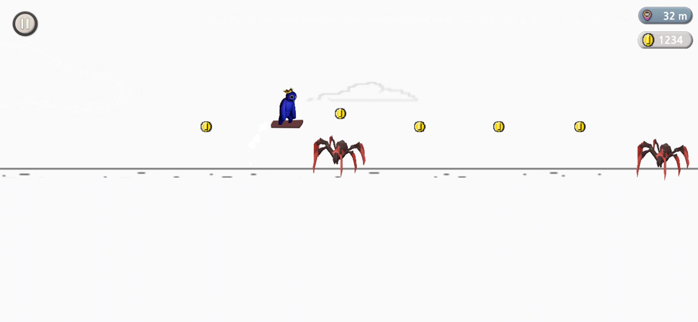 蓝色彩虹冲浪者