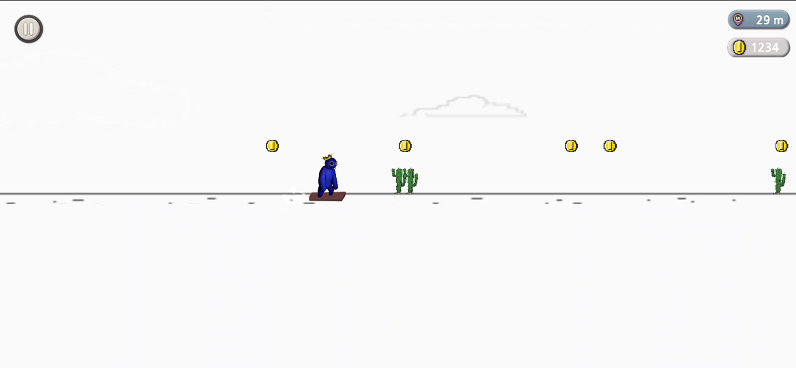 蓝色彩虹冲浪者