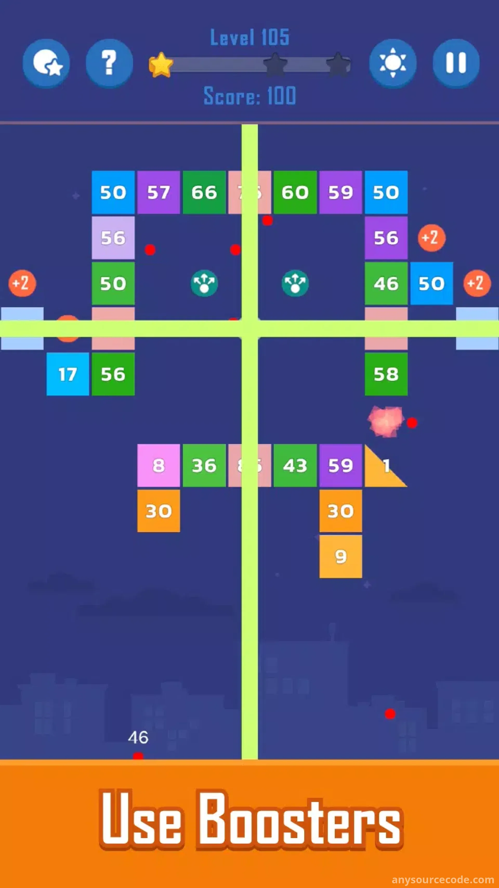 打砖块——射球