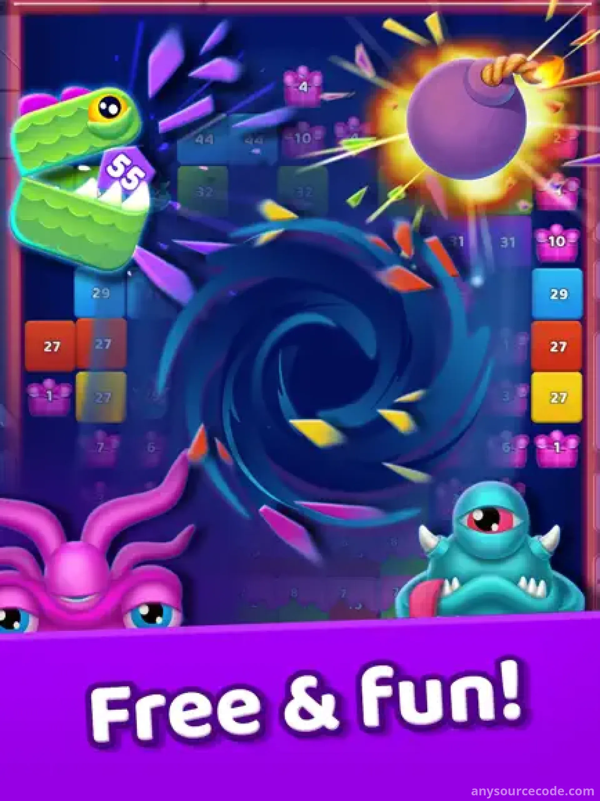 砖块粉碎者 - 破球游戏