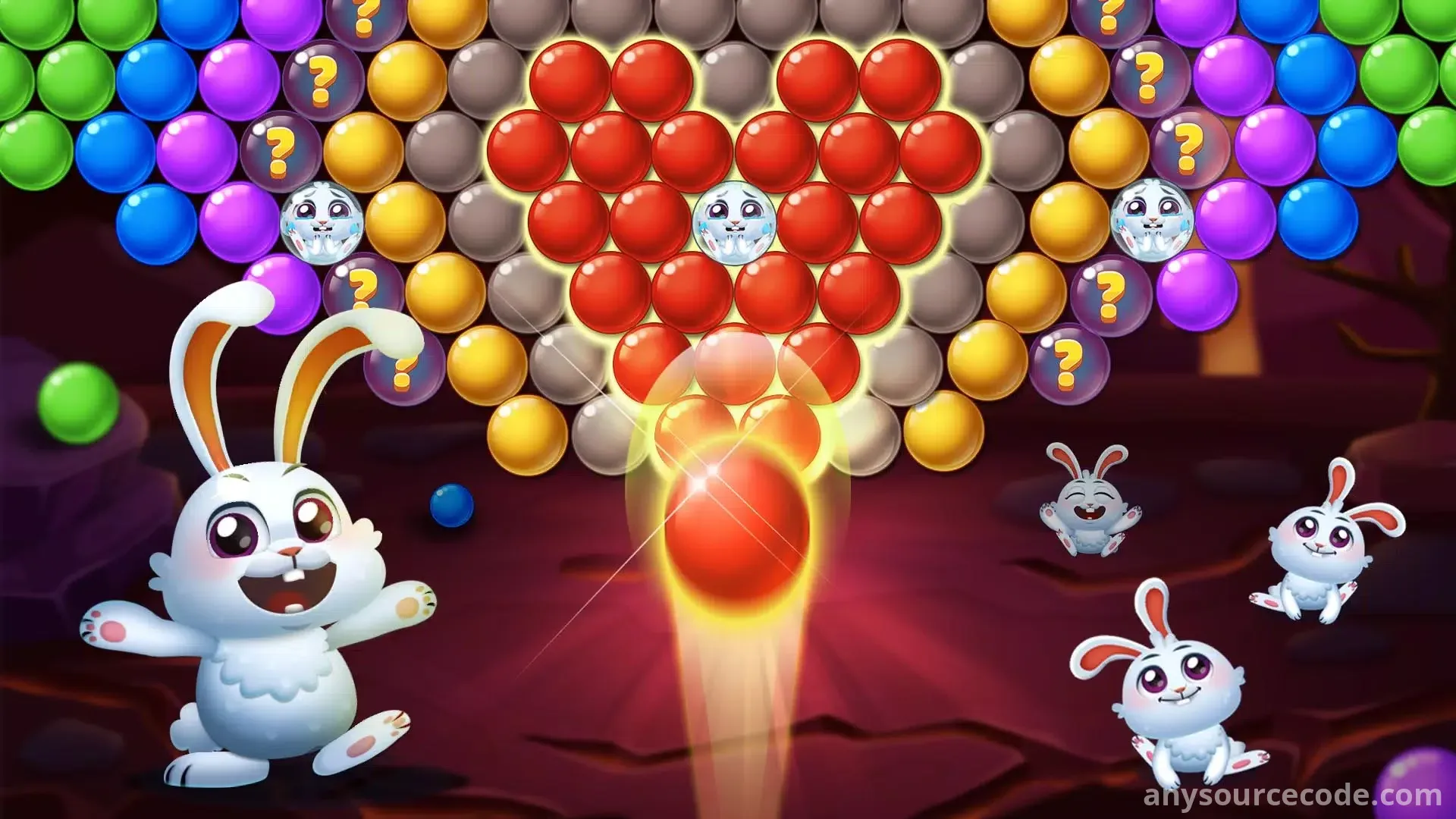 泡泡兔子 - 泡泡射击游戏