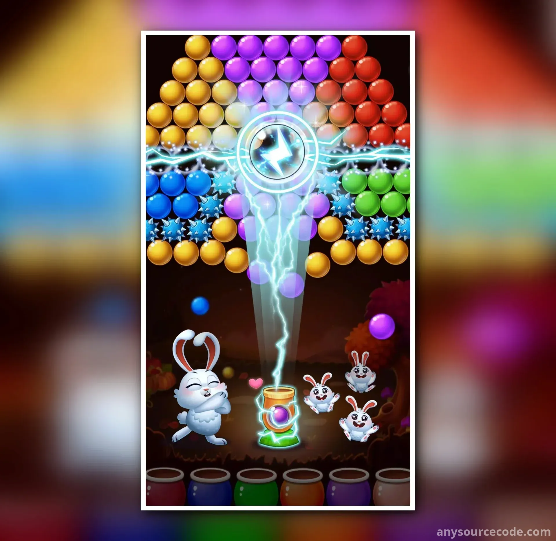 泡泡兔子 - 泡泡射击游戏