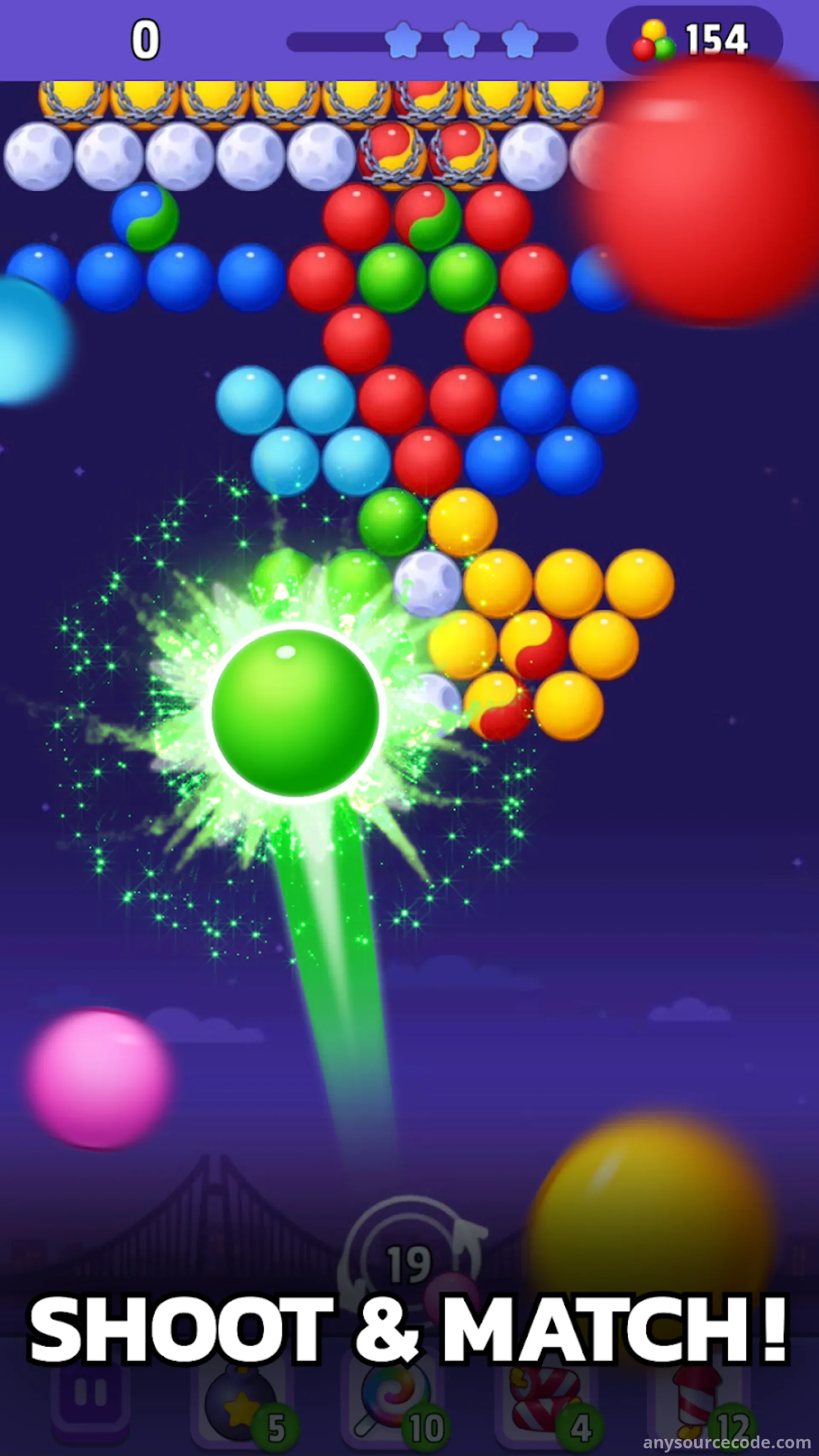 泡泡派对！射击解谜