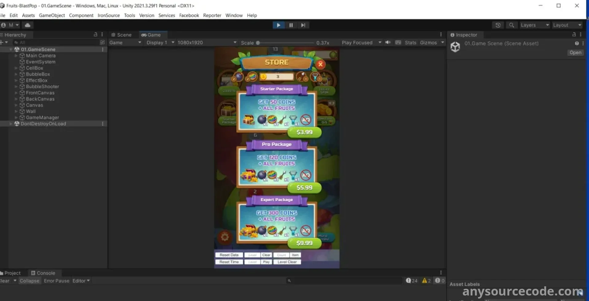 水果泡泡射击 - 爆破消除