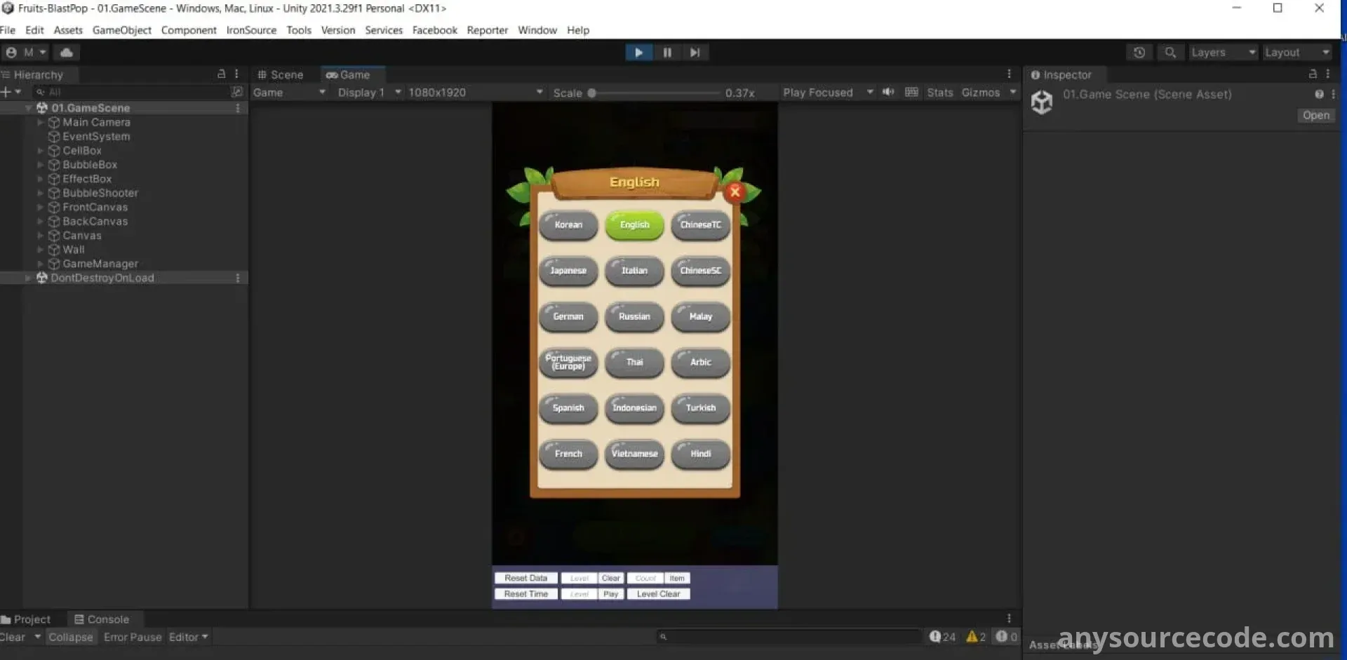 水果泡泡射击 - 爆破消除
