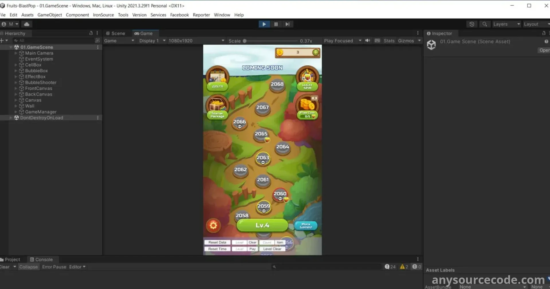 水果泡泡射击 - 爆破消除