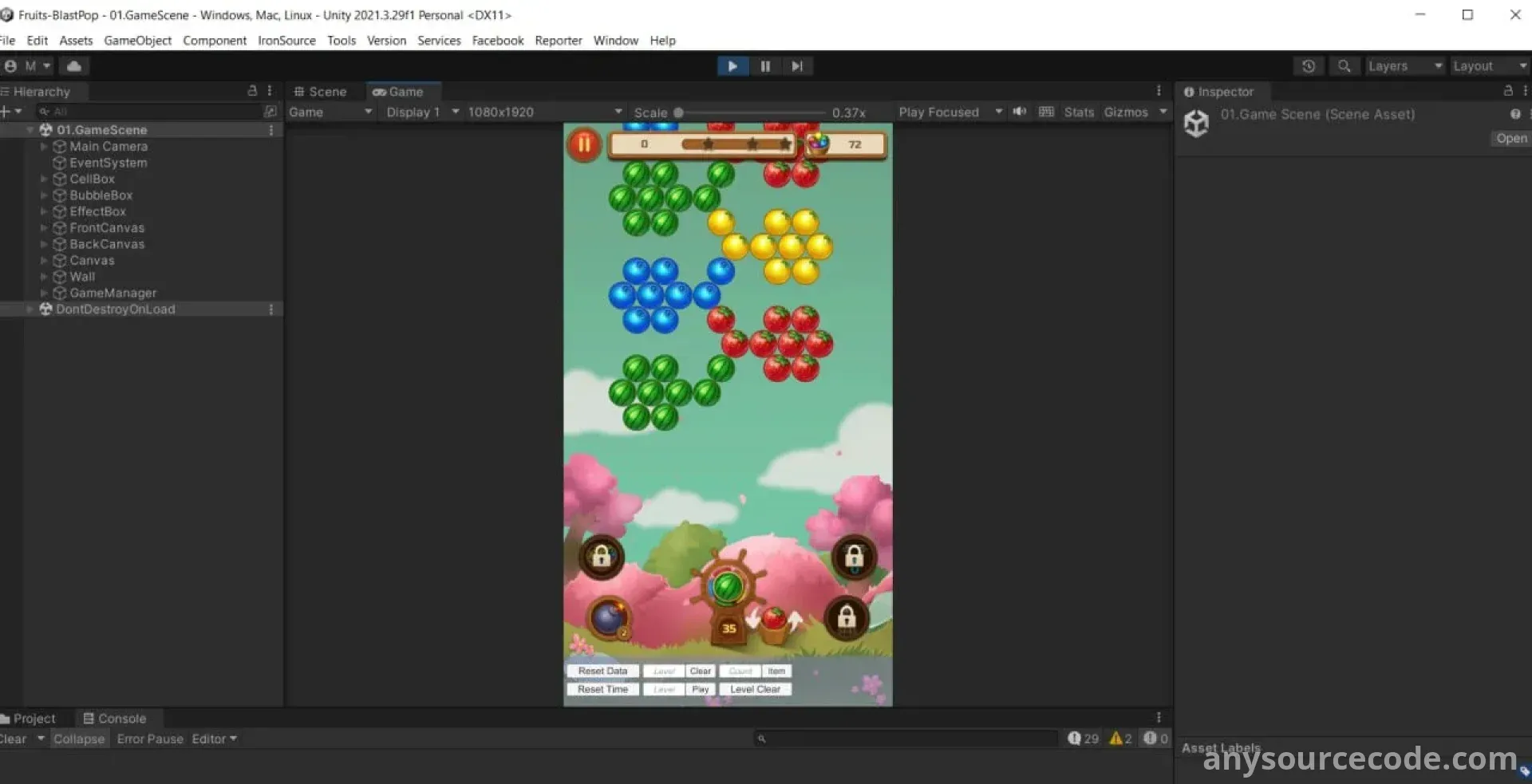 水果泡泡射击 - 爆破消除