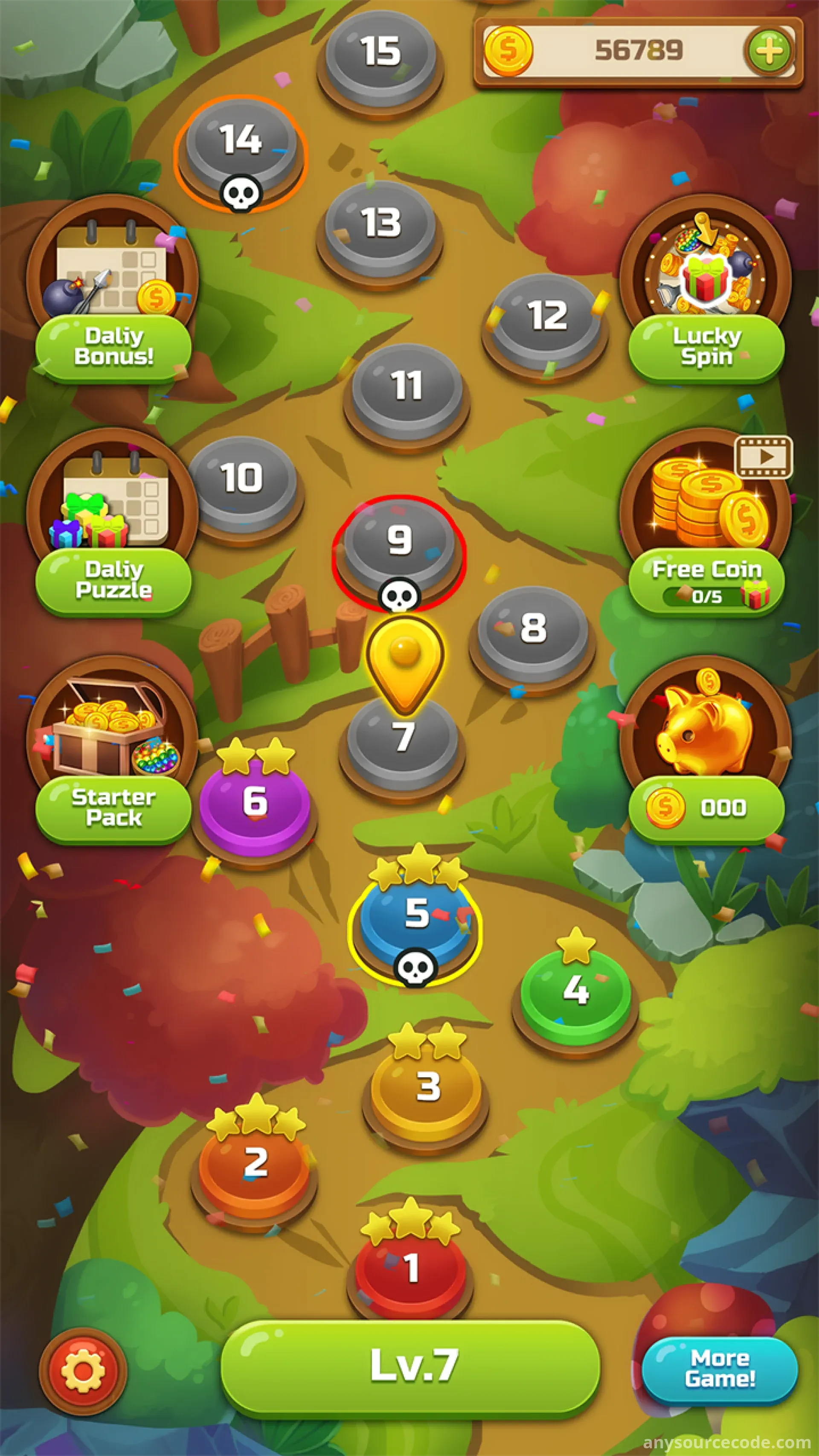 水果泡泡射击 - 爆破消除