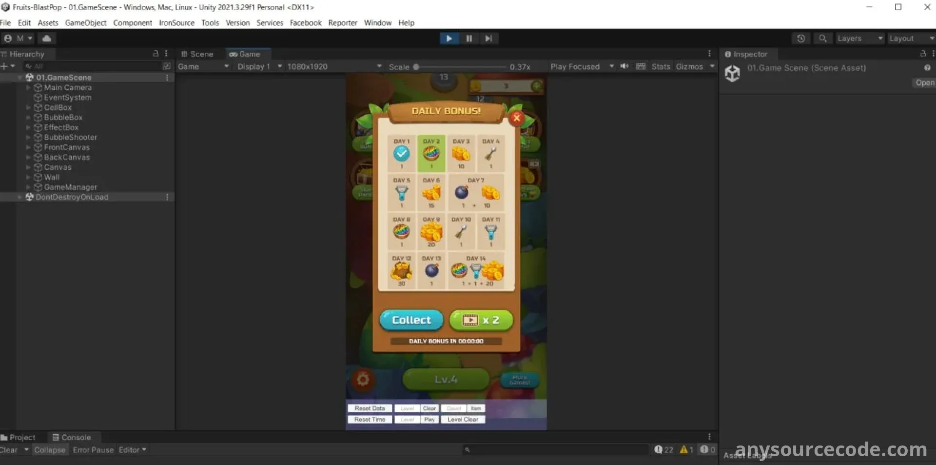 水果泡泡射击 - 爆破消除