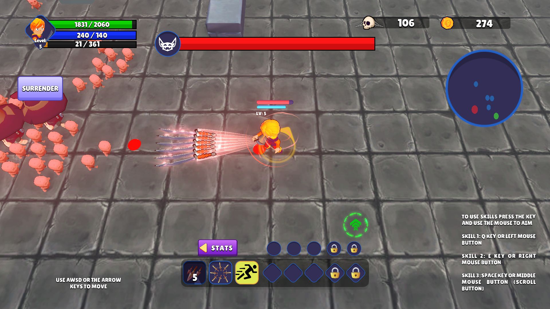 弹幕射击元素模板