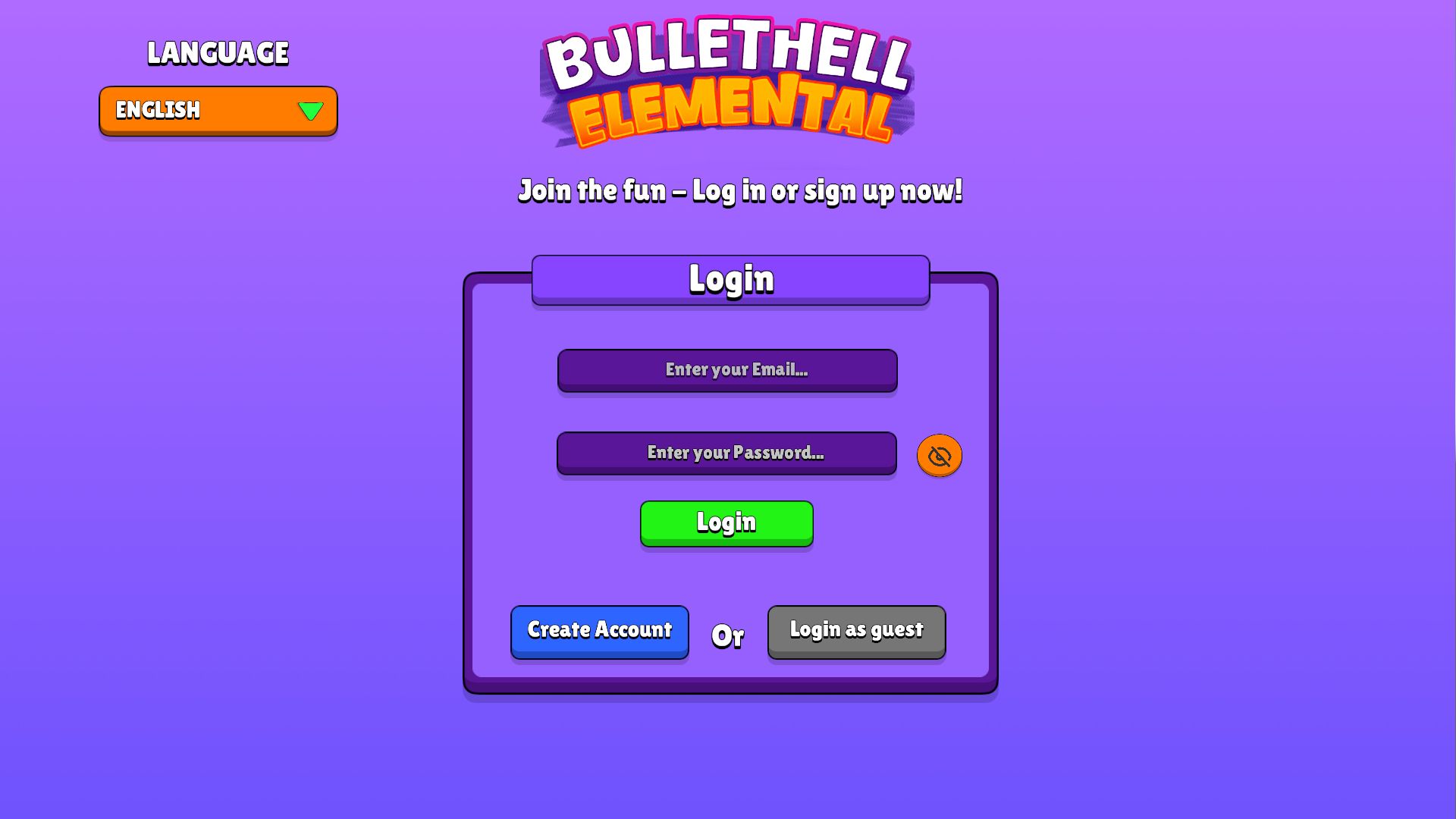 弹幕射击元素模板