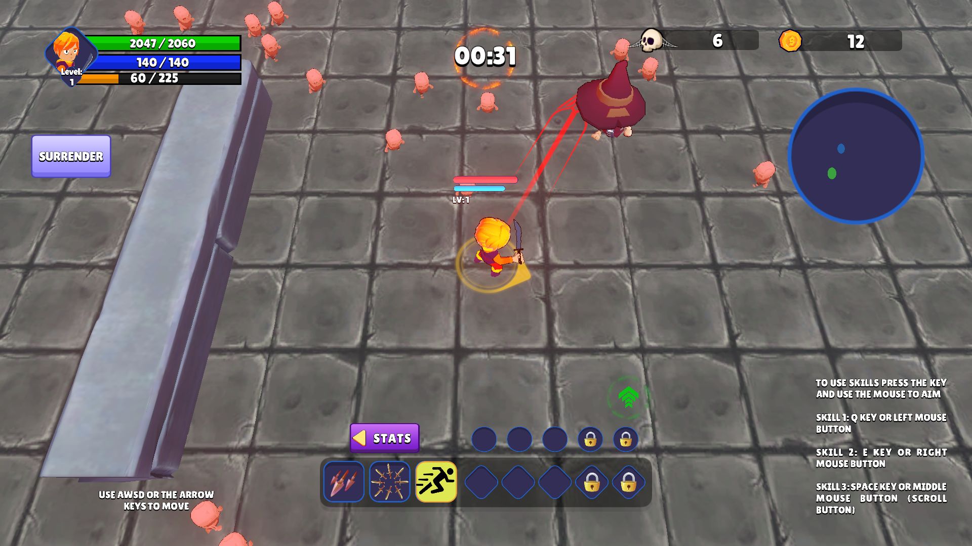 弹幕射击元素模板