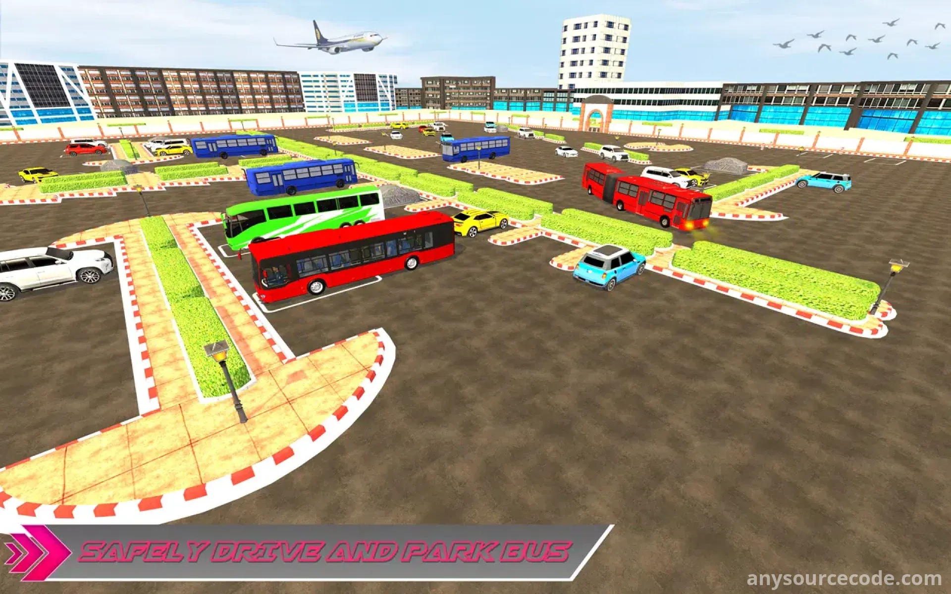 3D巴士驾驶游戏模拟器