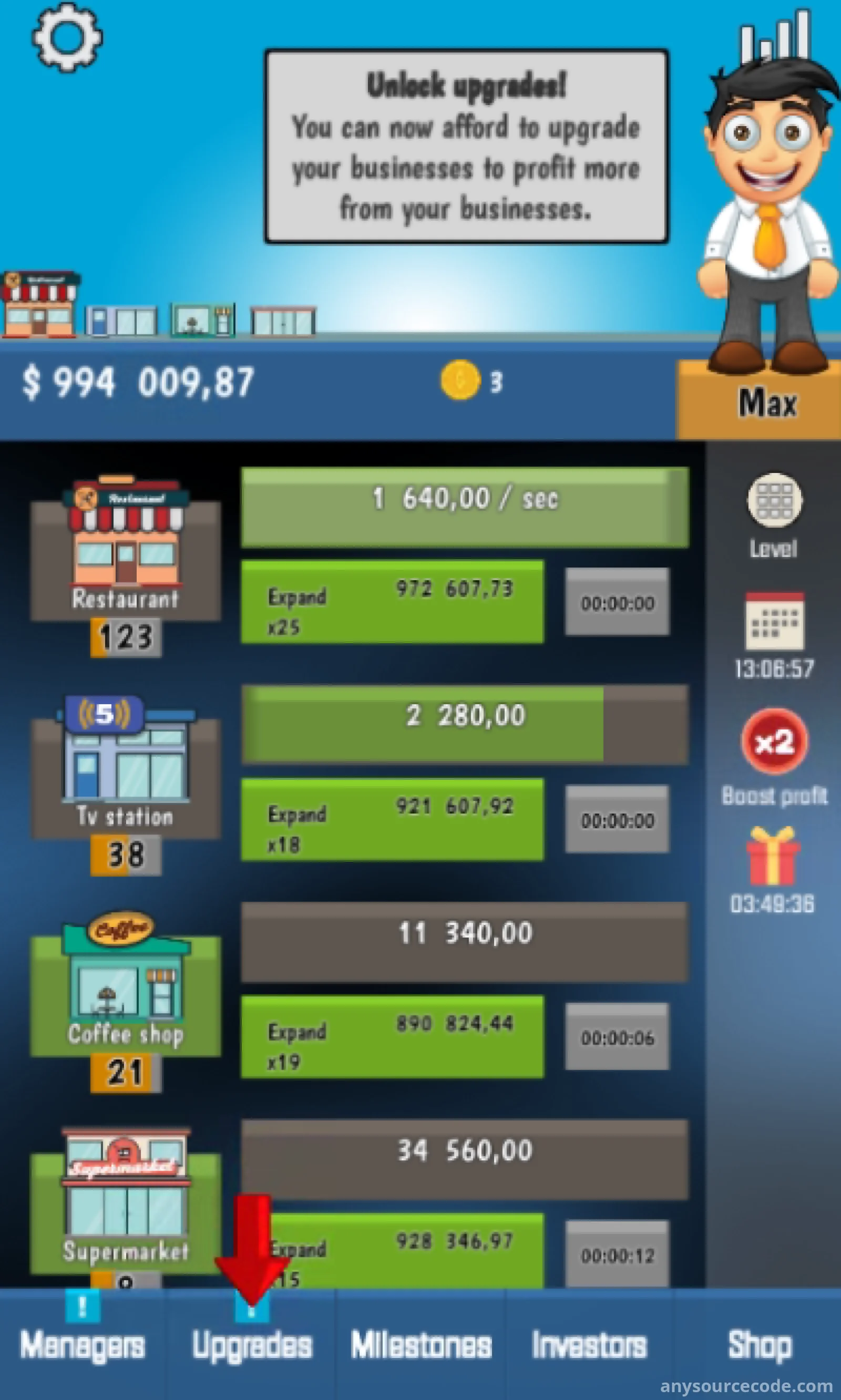 商业大亨 - 闲置点击游戏